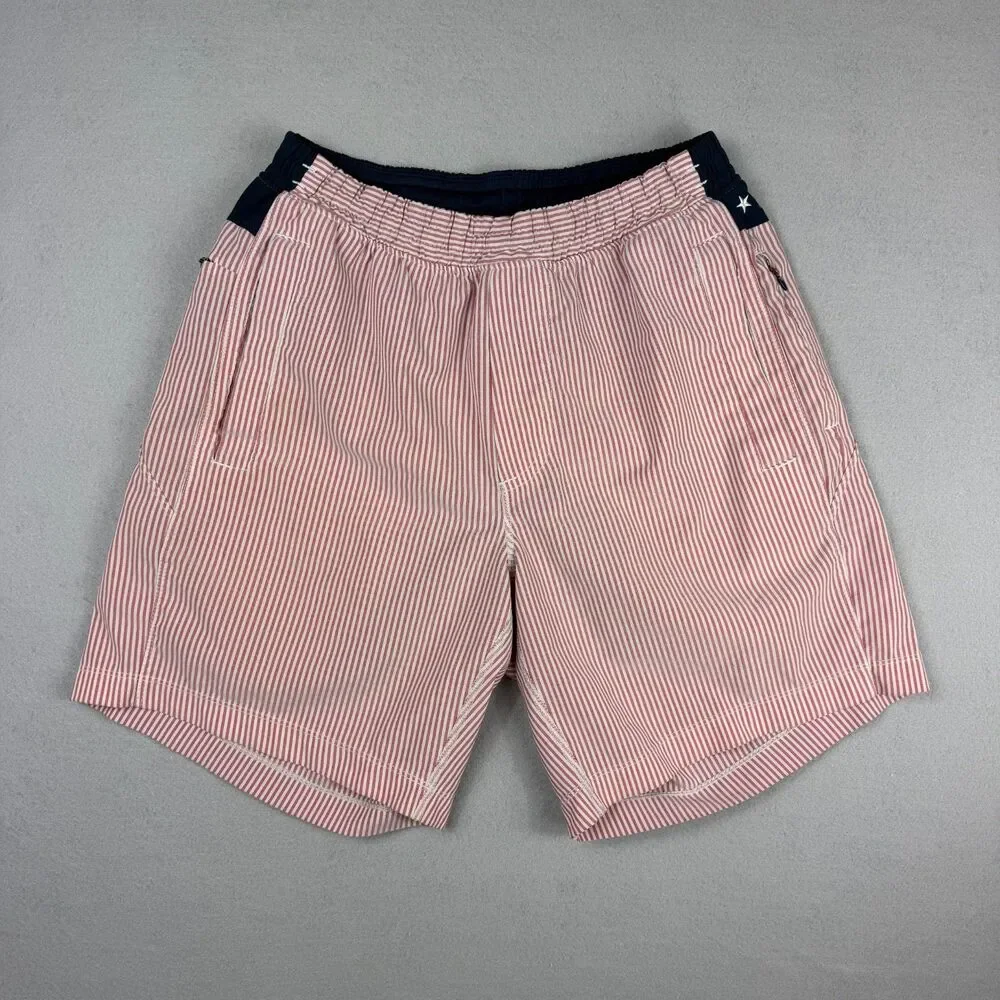 BirdDogs Sargeant Tuddy Shorts Mens Small USA American Flag Lined Stretch